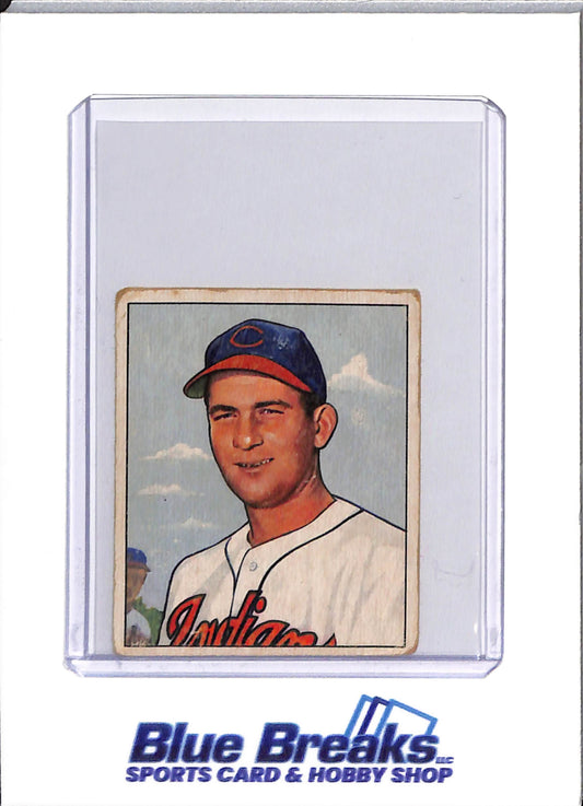 1950 Bowman - Bob Lemon - #40 - baseball - Indians/Guardians - drop