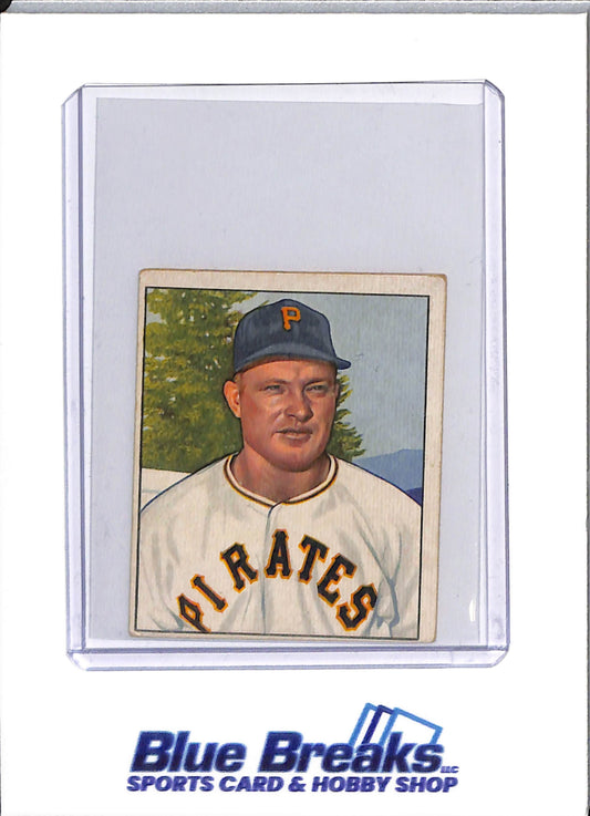 1950 Bowman - Clyde McCullough - #124 - baseball - Pirates - drop