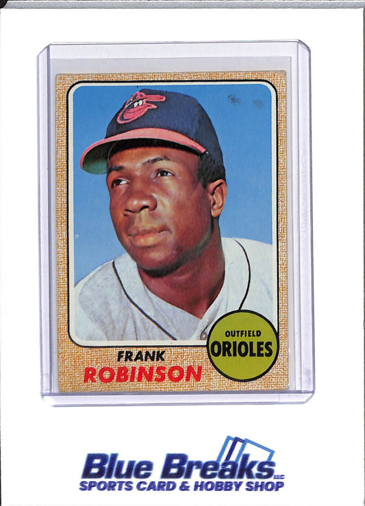 1968 Topps - Frank Robinson - #500 - baseball - Orioles - drop