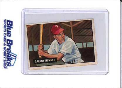 1951 Topps - Granny Hamner - #148 - baseball - Phillies
