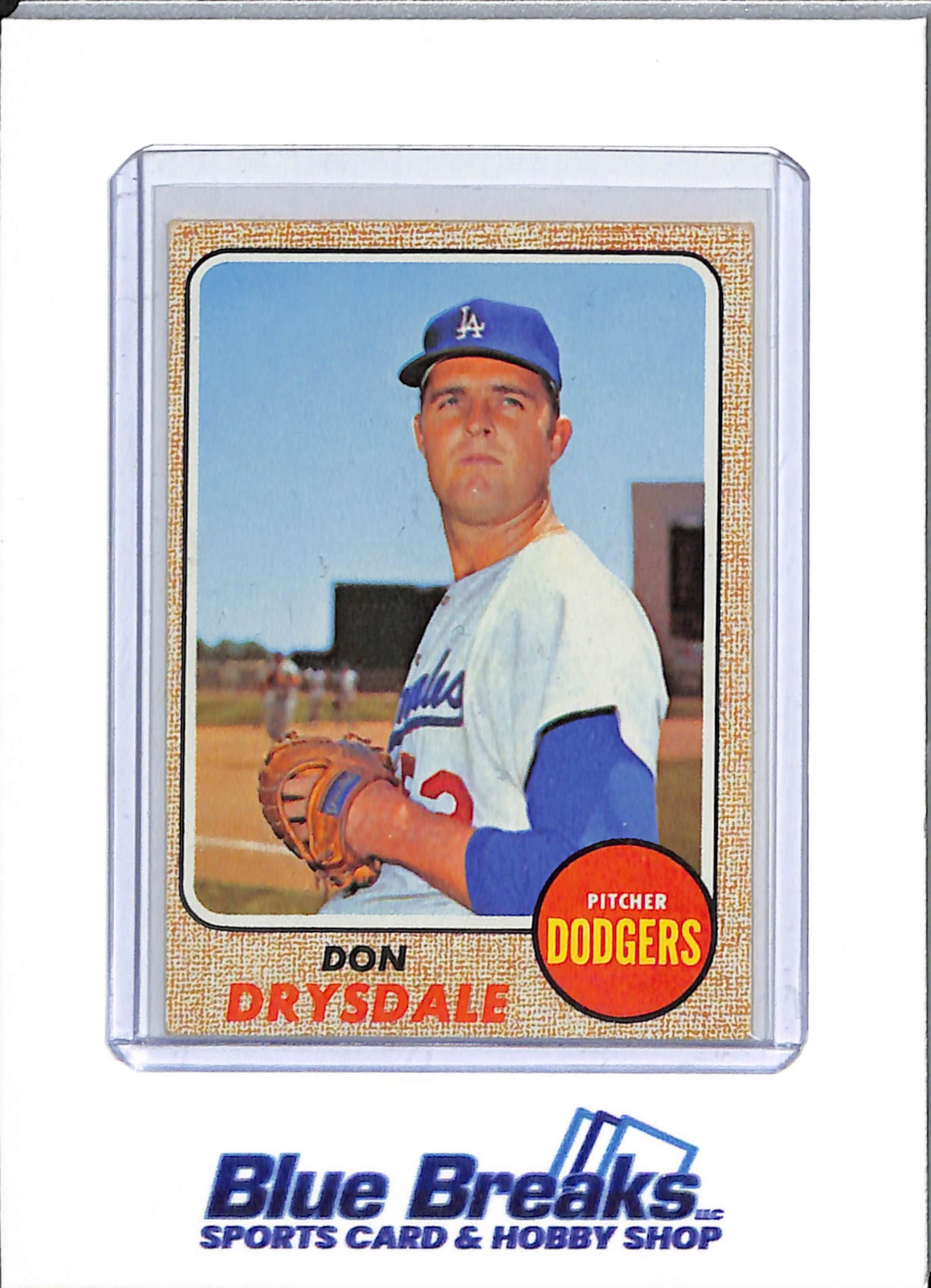 1968 Topps - Don Drysdale - #145 - baseball - Dodgers