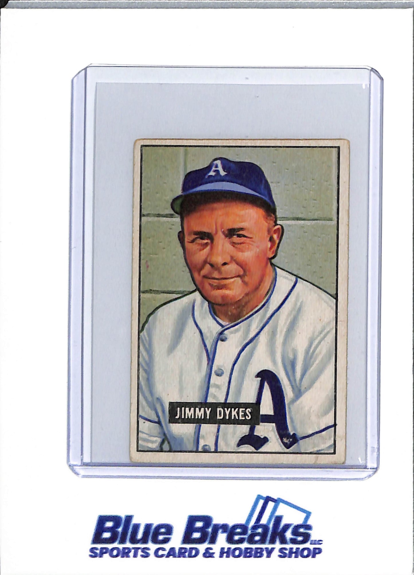 1951 Bowman - Jimmy Dykes - #226 - baseball - Athletics