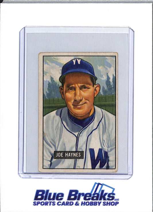 1951 Bowman - Joe Haynes - #240 - baseball - Senators/Twins