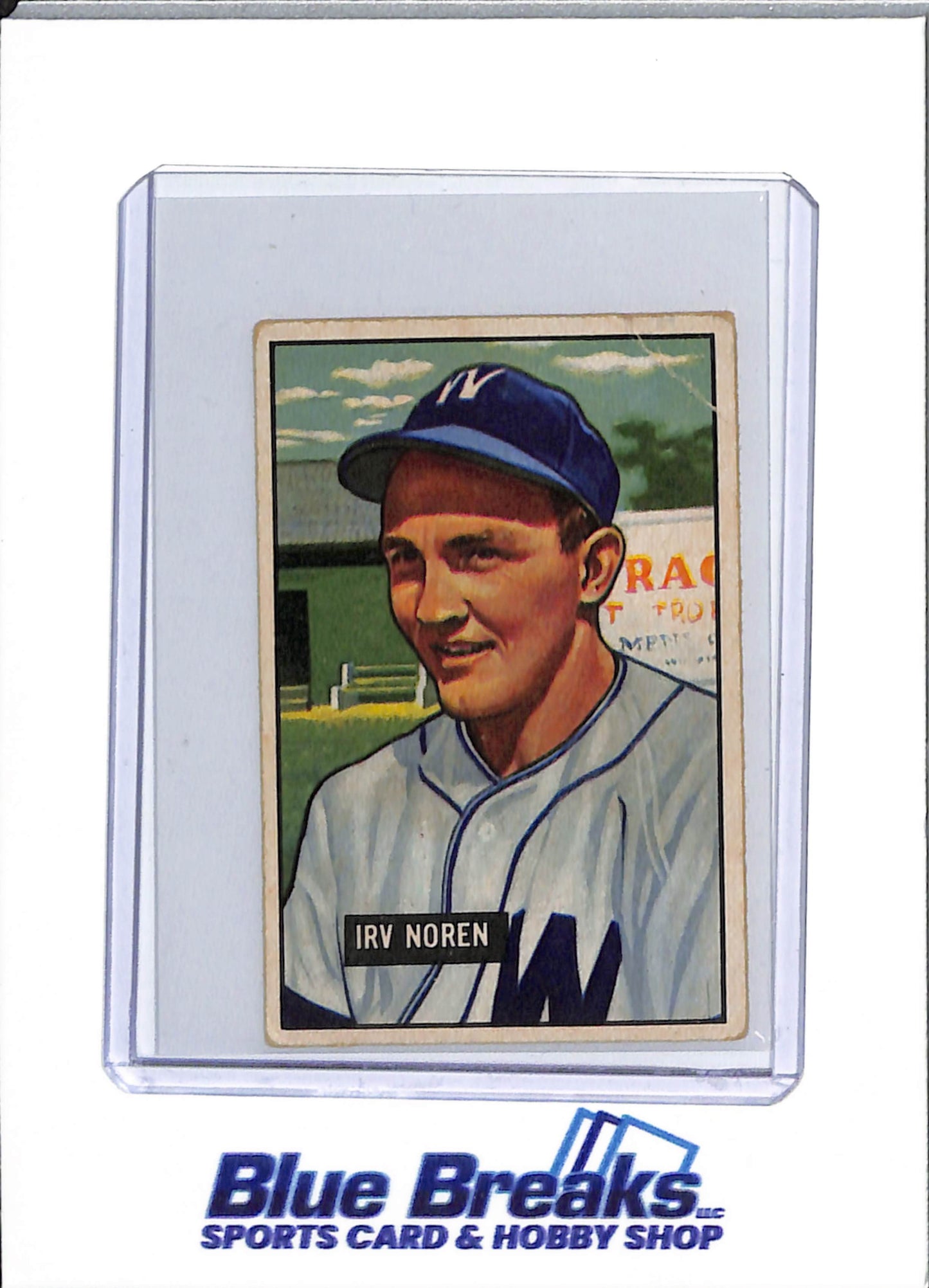 1951 Bowman - Irv Noren - #241 - baseball - Senators/Twins