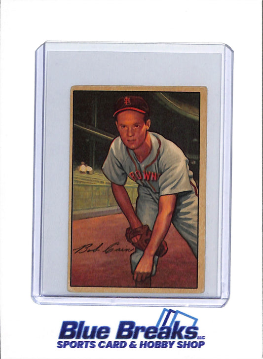 1952 Bowman - Bob Cain - #19 - baseball - Browns/Orioles