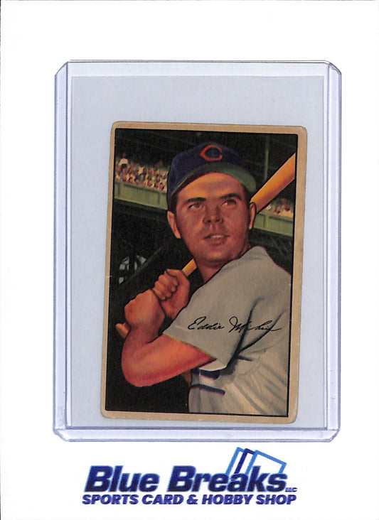 1952 Bowman - Eddie Miksis - #32 - baseball - Cubs