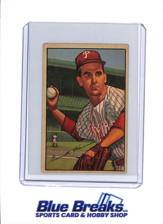 1952 Bowman - Gran Hamner - #35 - baseball - Phillies