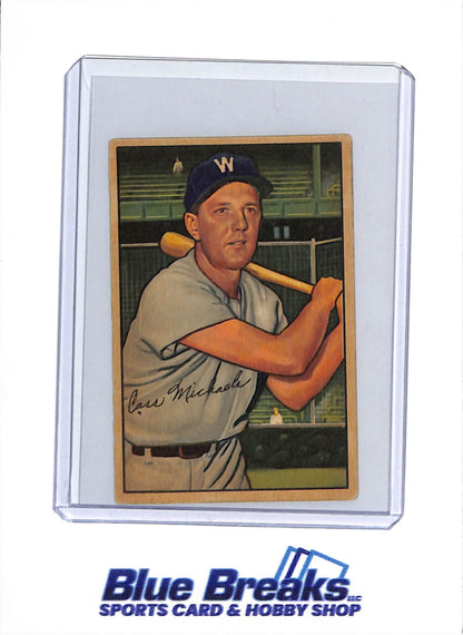 1952 Bowman - Cass Michaels - #36 - baseball - Senators/Twins