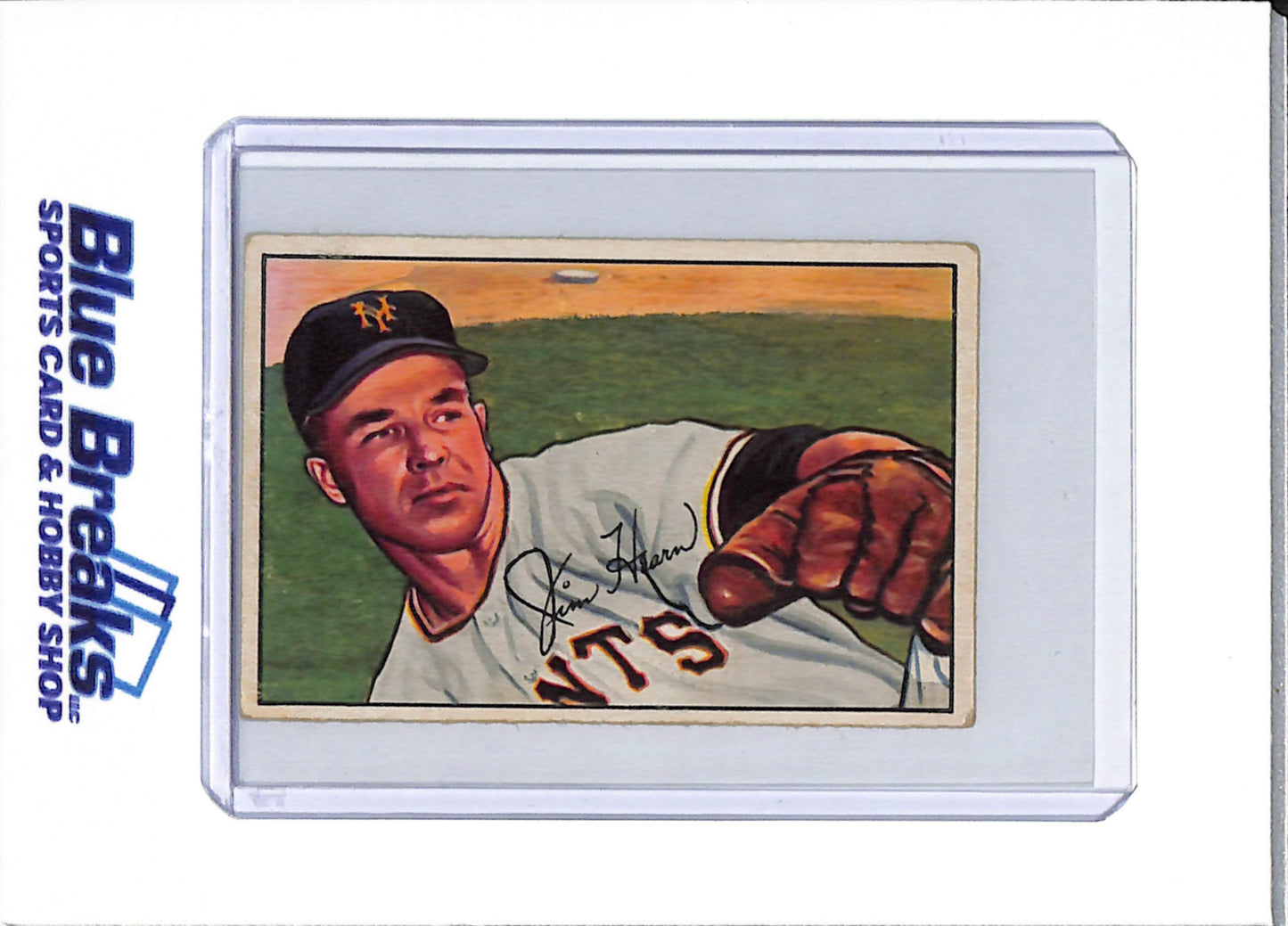 1952 Bowman - Jim Hearn - #49 - baseball - Giants