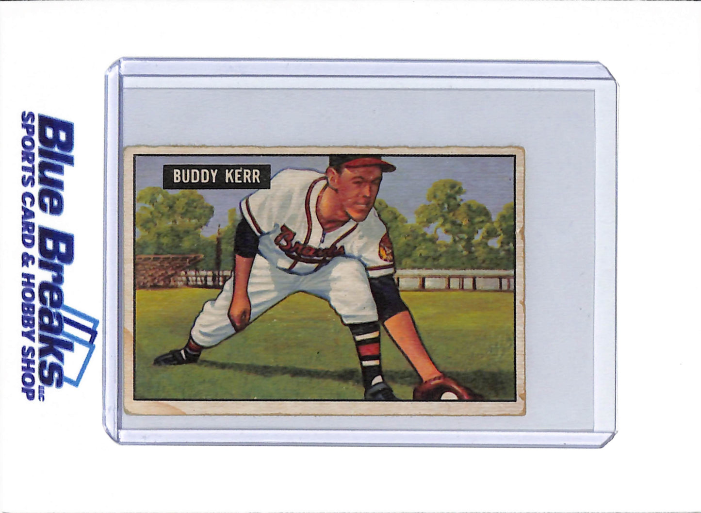 1951 Bowman - Buddy Kerr - #171 - baseball - Braves