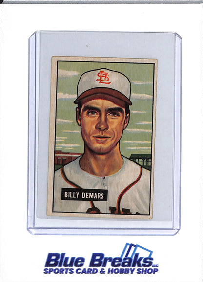 1951 Bowman - Billy Demars - #43 - baseball - Browns/Orioles