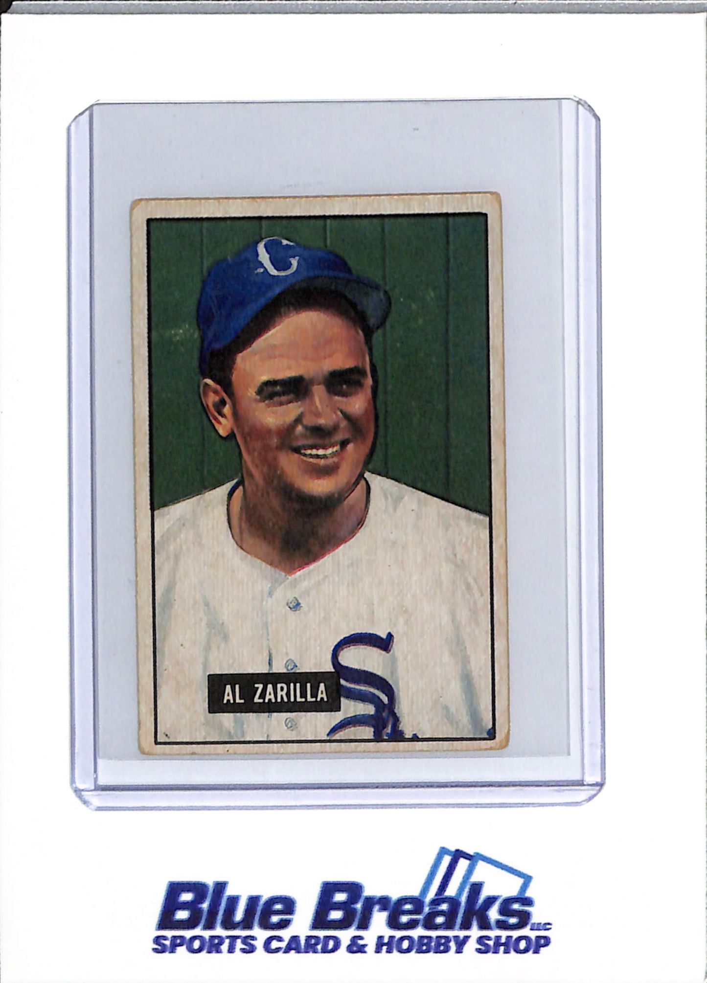 1951 Bowman - Al Zarilla - #35 - baseball - White Sox