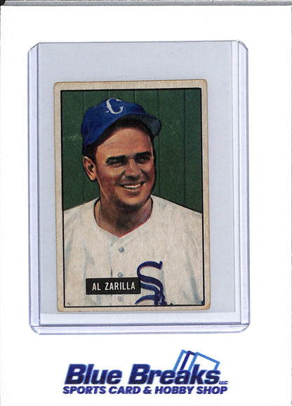 1951 Bowman - Al Zarilla - #35 - baseball - White Sox