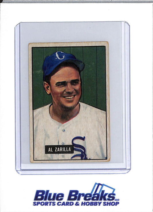 1951 Bowman - Al Zarilla - #35 - baseball - White Sox