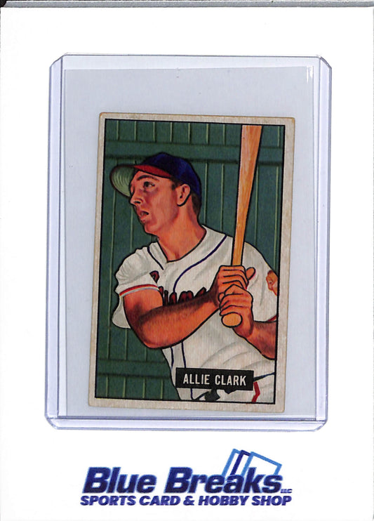 1951 Bowman - Allie Clark - #29 - baseball - #29 - Indians/Guardians