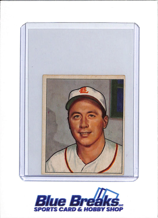 1950 Bowman - George Stirnweiss - #249 - baseball - Browns/Orioles