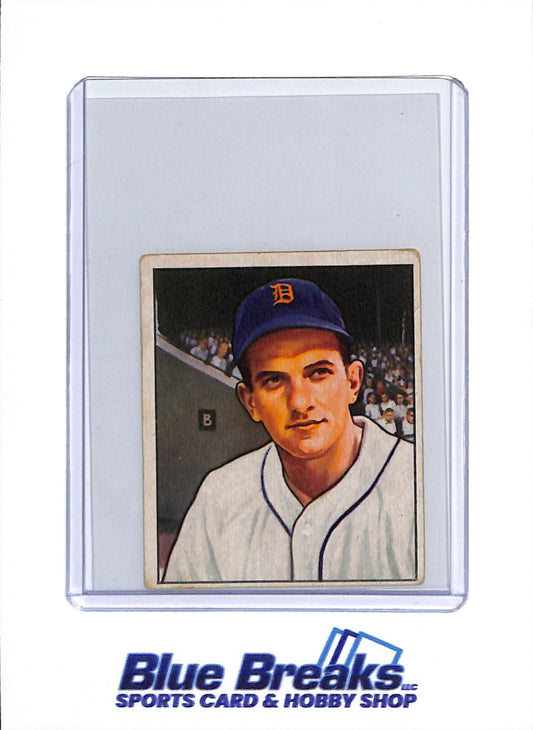1950 Bowman - Johnny Groth - #243 - baseball - Tigers
