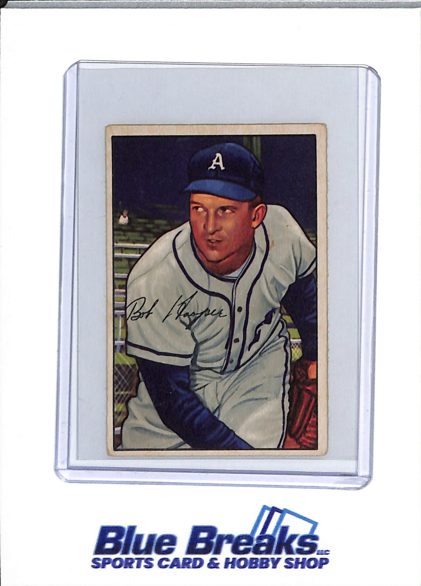 1952 Bowman - Bob Hooper - #10 - baseball - Athletics