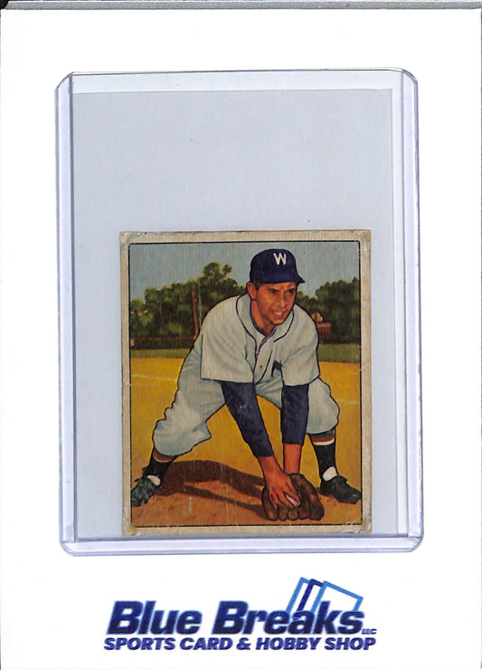 1950 Bowman - Sam Dente - #107 - baseball - Senators/Twins