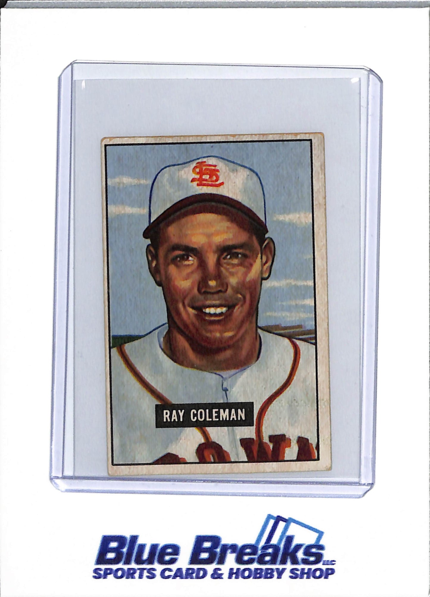 1951 Bowman - Ray Coleman - #136 - baseball - Browns/Orioles