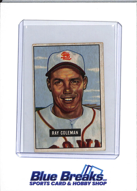 1951 Bowman - Ray Coleman - #136 - baseball - Browns/Orioles