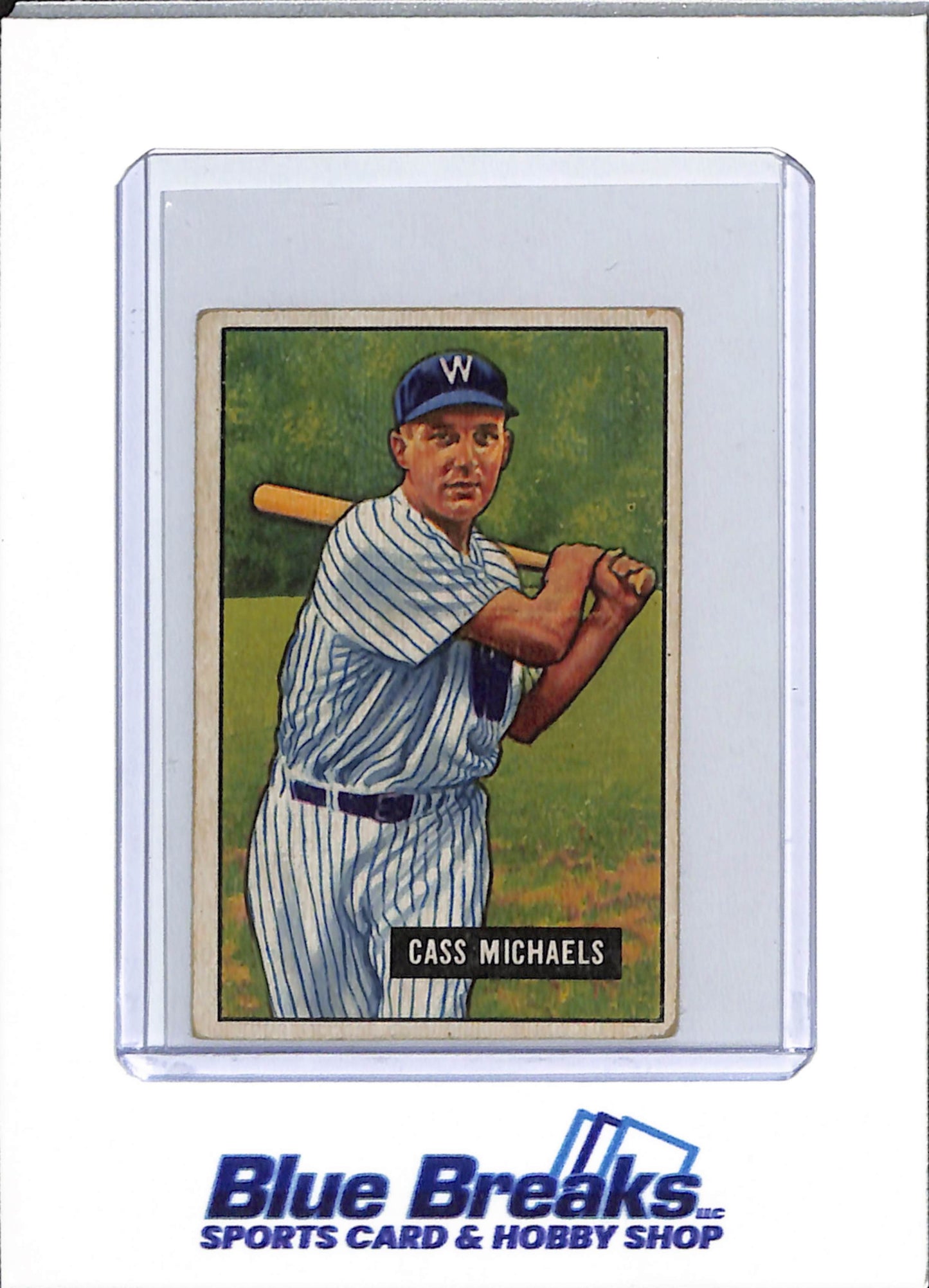 1951 Bowman - Cass Michaels - #132 - baseball - Senators/Twins