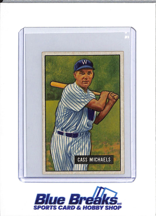 1951 Bowman - Cass Michaels - #132 - Senators/Twins