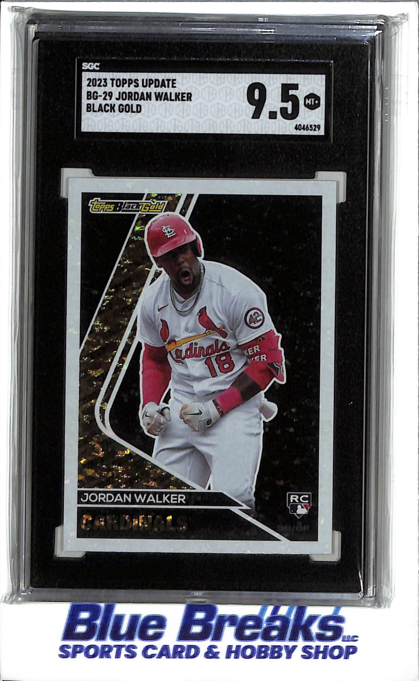 2023 Topps - Update - Black Gold - Jordan Walker - RC - #BG-29 - SGC 9.5 - baseball - Cardinals