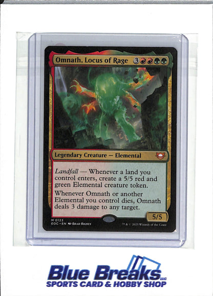 2025 Magic the Gathering - Omnath, Locus of Rage - #M0123