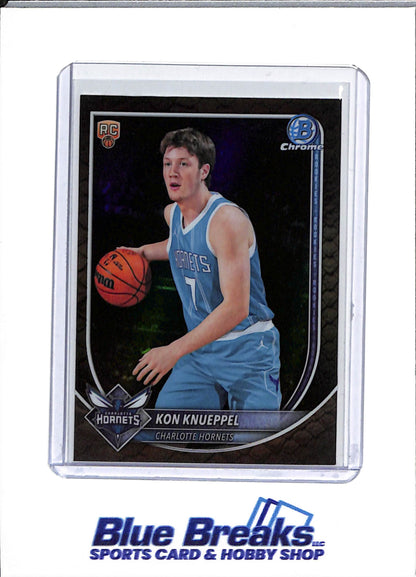 2025 Bowman Chrome - reptillian - Kon Knueppel - RC - #BCV-4 - basketball - Hornets