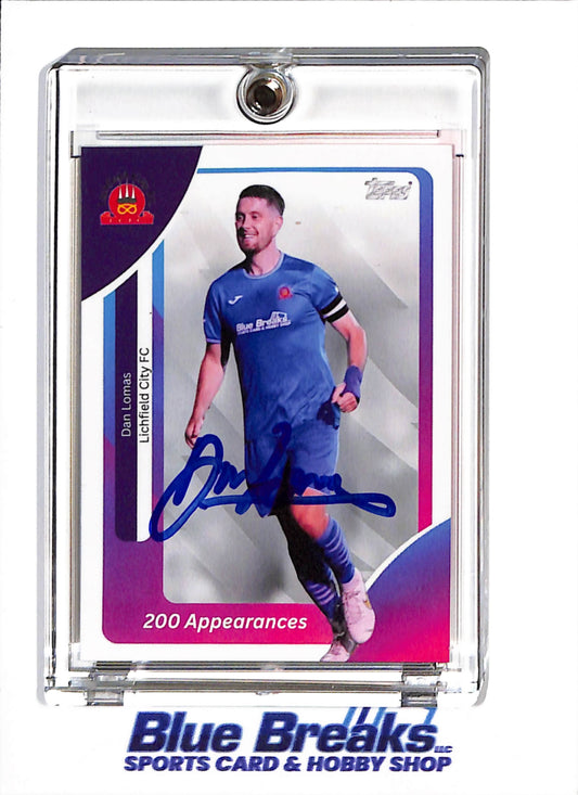 2025-26 Blue Breaks - Dan Lomas - auto - #200 - soccer