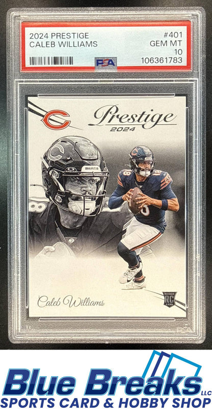 2024 Panini Prestige Caleb Williams [RC] #401 SP RC PSA 10 Chicago Bears
