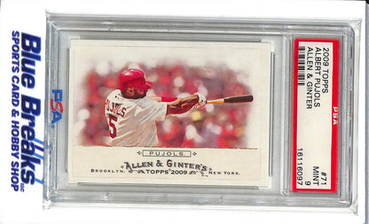 2009 Topps The World Champions - Allen & Ginter - Albert Pujols - #71 - PSA 9 - Baseball - Cardinals