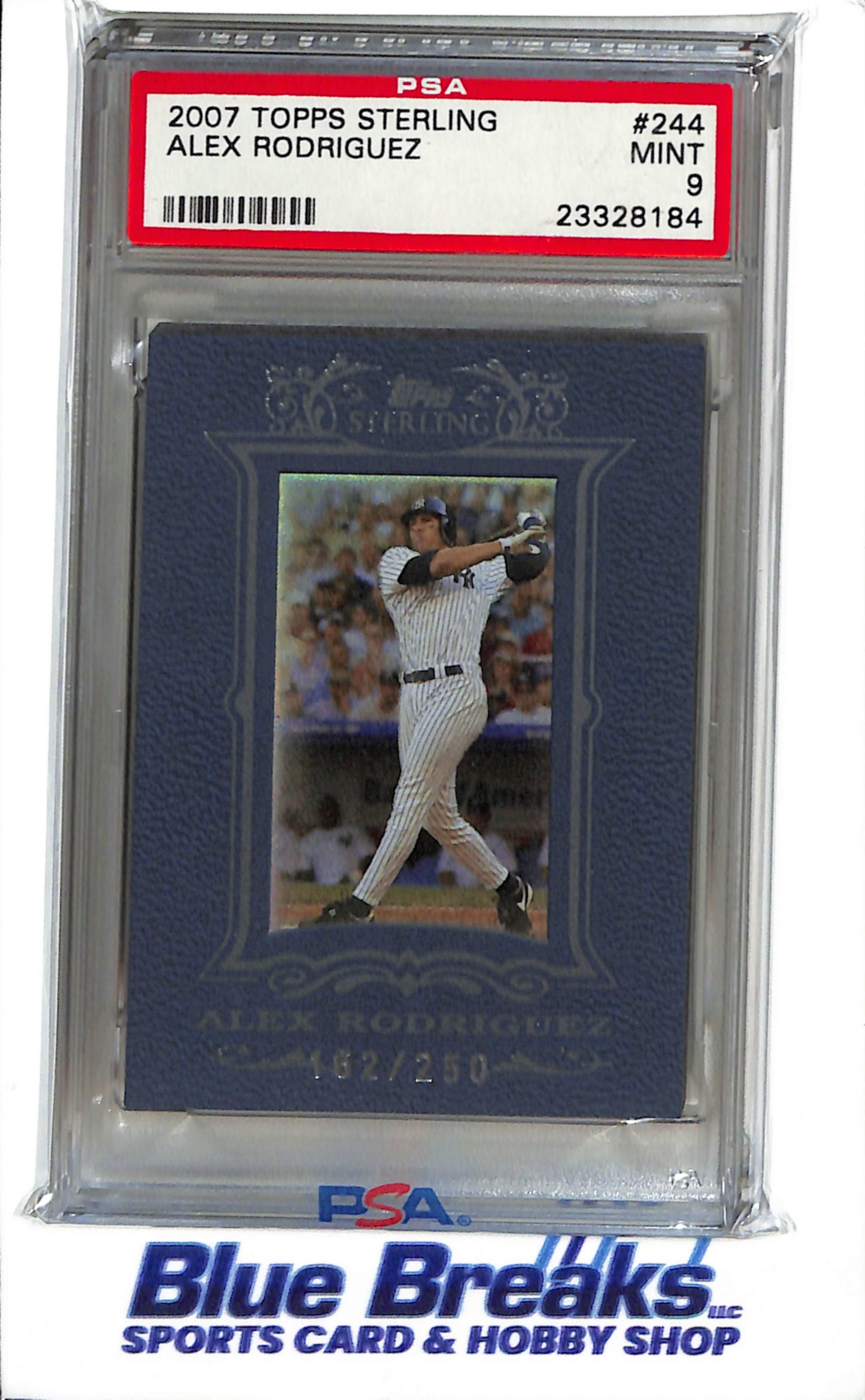 2007 Topps Sterling - Alex Rodriguez - #244 - PSA 9 - Baseball - Yankees