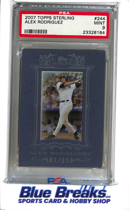 2007 Topps Sterling - Alex Rodriguez - #244 - PSA 9 - Baseball - Yankees