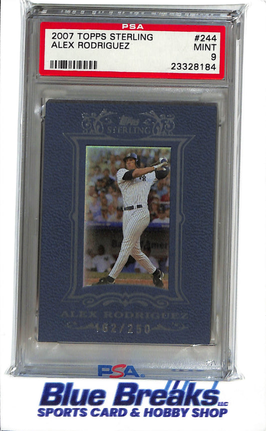 2007 Topps Sterling - Alex Rodriguez - #244 - PSA 9 - Baseball - Yankees