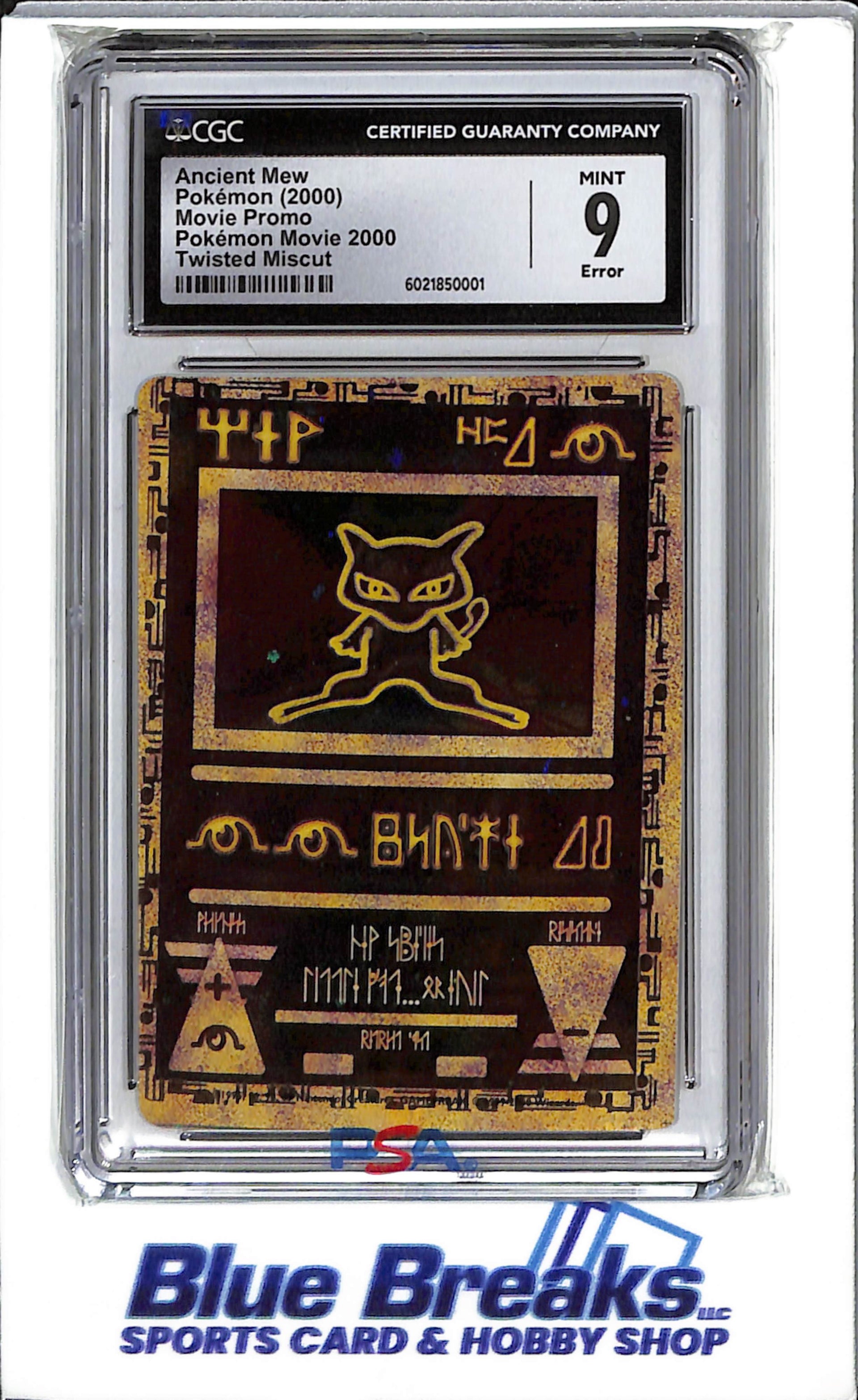 pokemon mew movie card 2000 Pokémon - Pokémon Promo - Ancient - Twisted Miscut - CG – Blue Breaks Sports & Hobby Shop tears or other damage Bernie Sanders Endorses TCGPlayer Style:Grand Larceny Collectibles