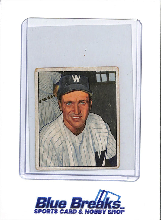 1950 Bowman - Mickey Harris - #160 - baseball - Senators/Twins