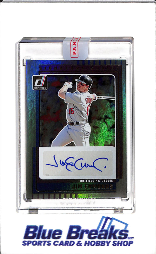 2025 Panini Donruss - Signature Series Auto - Jim Edmonds - #SG-JEM - Baseball - Cardinals