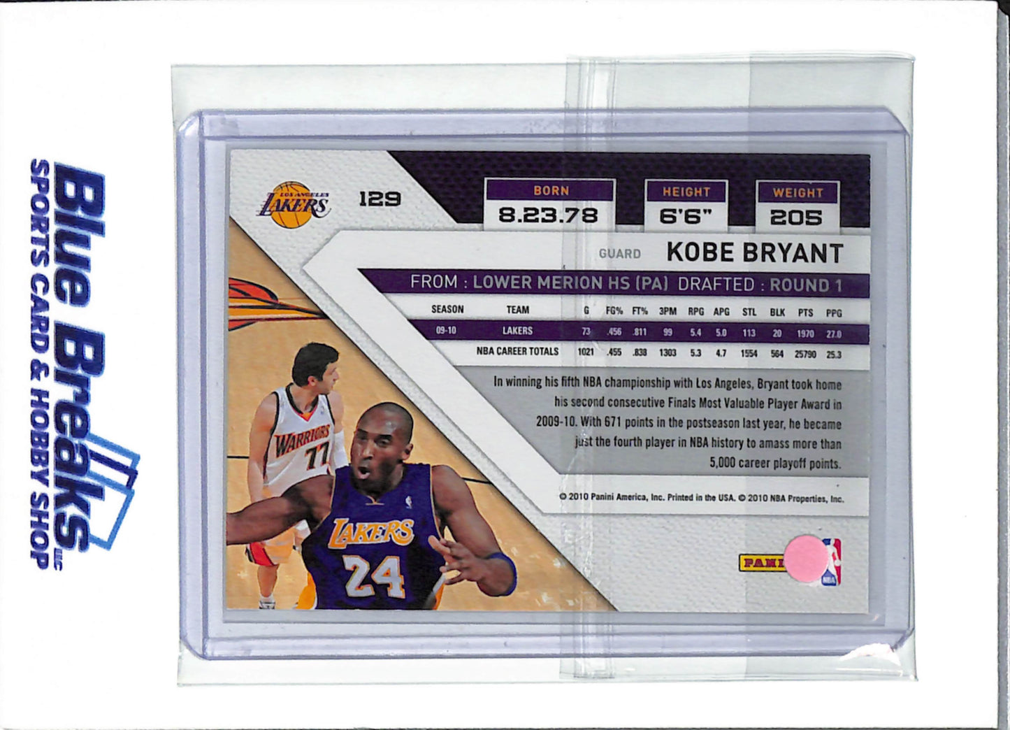 2010-11 Panini - Threads - Kobe Bryant - #129 - basketball - Lakers