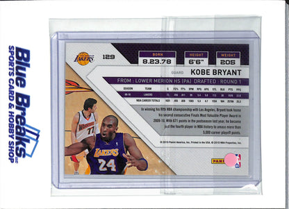 2010-11 Panini - Threads - Kobe Bryant - #129 - basketball - Lakers