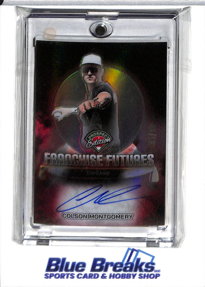 2025 Panini Prospect Edition - Franchise Futures Auto - Colson Montgomery - 01/99 - #FFS-CM - Baseball - White Sox