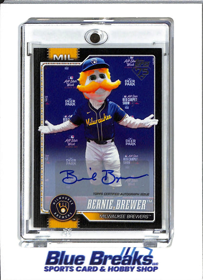 2026 Topps - Series 1 - Bernie Brewer - auto - 03/10 - #M-5 - baseball - Brewers
