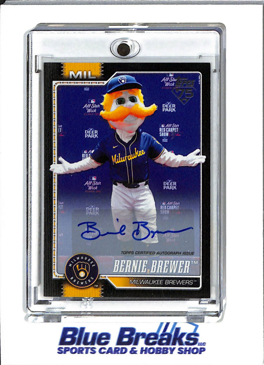 2026 Topps - Series 1 - Bernie Brewer - auto - 03/10 - #M-5 - baseball - Brewers