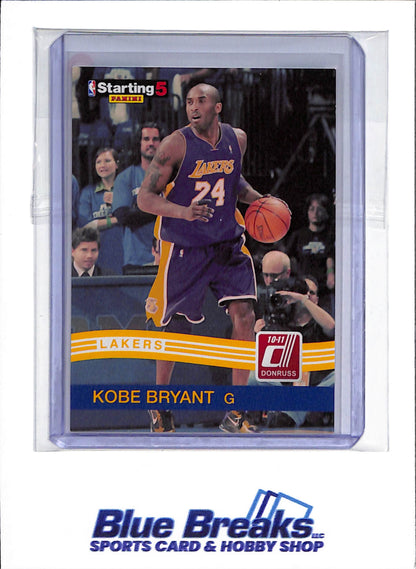 2010 Panini - Donruss - Starting 5 - Kobe Bryant - #KB - basketball - Lakers