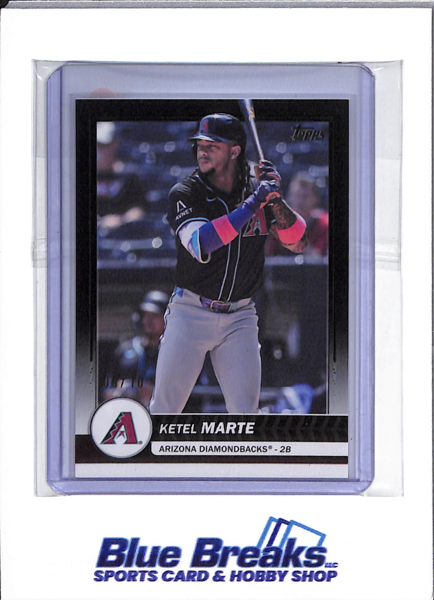 2026 Topps - flagship - black - Ketel Marte - 05/10 - #7 - baseball - Diamondbacks