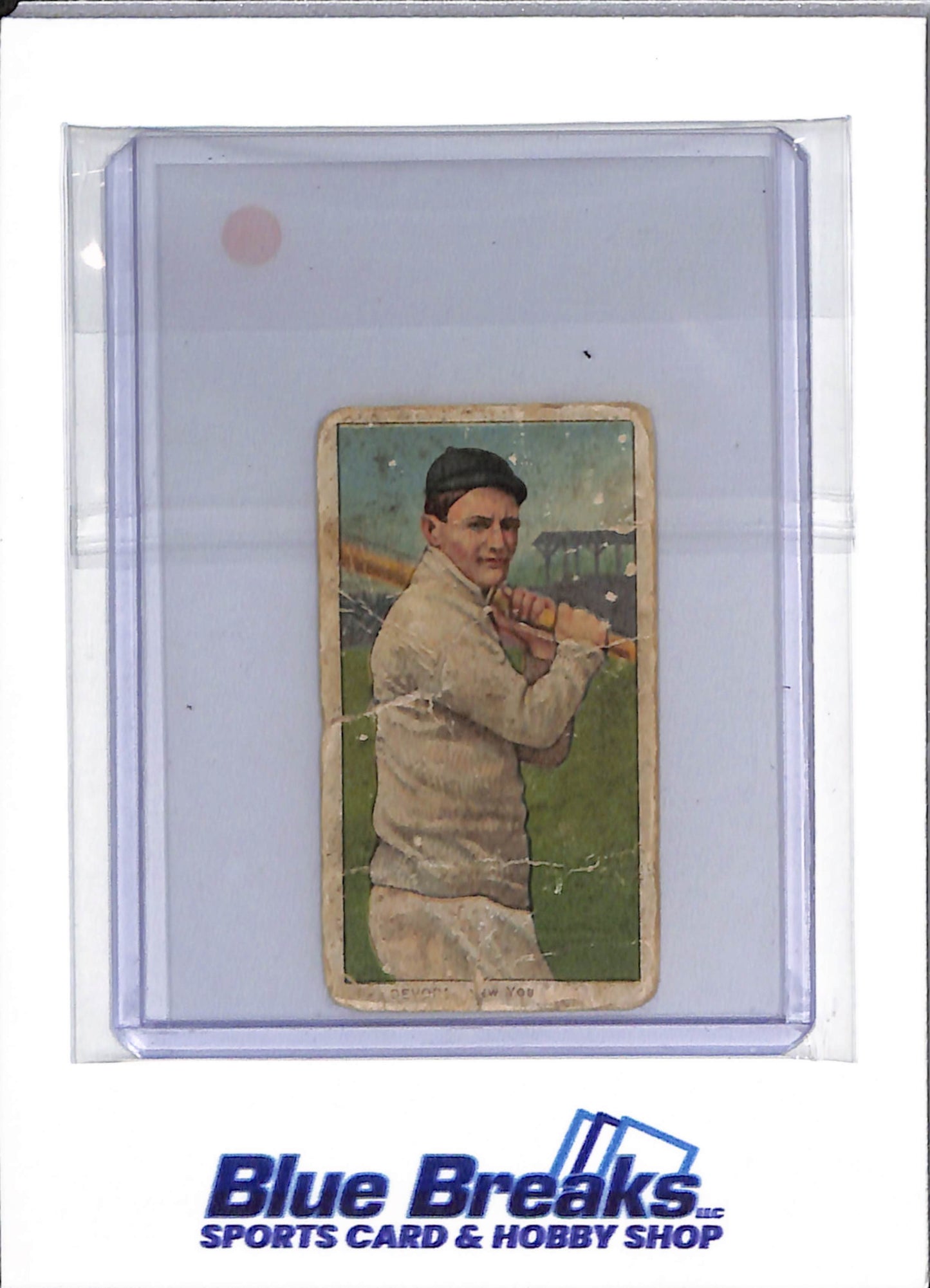 1909-1911 T206 - Polar Bear - Josh Devore - baseball - Giants
