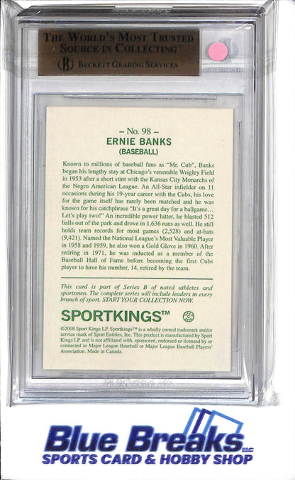 2008 Sports Kings - Ernie Banks - #98 - BGS 9.5 - baseball - Cubs