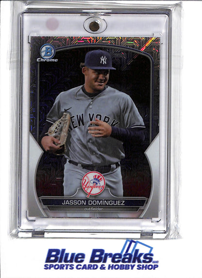 2023 Bowman Chrome - mojo - Jasson Dominguez - #BCP-225 - baseball - Yankees
