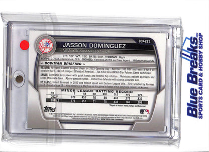 2023 Bowman Chrome - mojo - Jasson Dominguez - #BCP-225 - baseball - Yankees